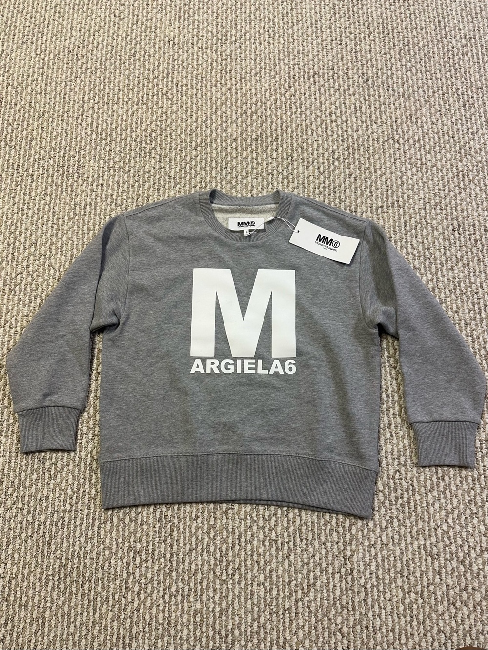 MM6 Maison Martin Margiela Kids Crewneck Sweatshirt - Gray